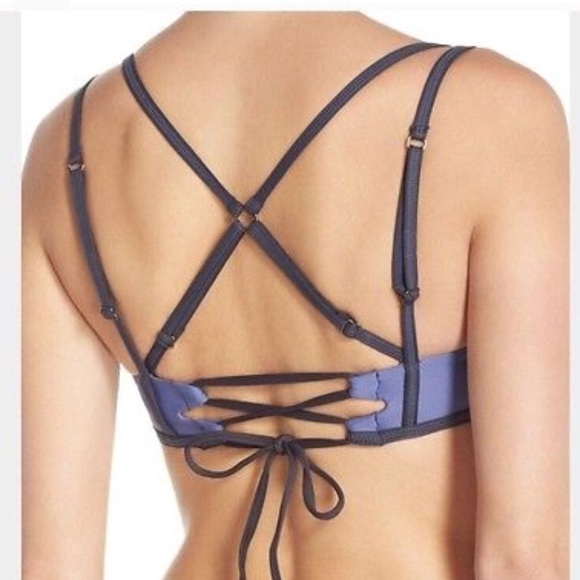 Maaji Rubik style corset tie back bikini top - Picture 2 of 5